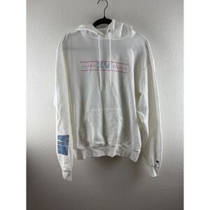Champion Hoodie Size Medium White Casual Hoody Pullover Long Sleeve